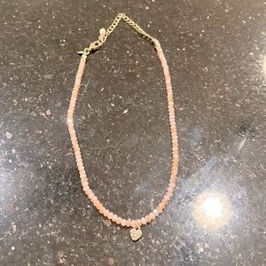 ❤️Dainty pink crystal necklace "3 for $20"